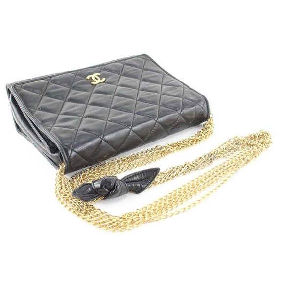 Chanel Black Quilted Lambskin Multi Chain GHW 3CK419C - Picture 6 of 12
